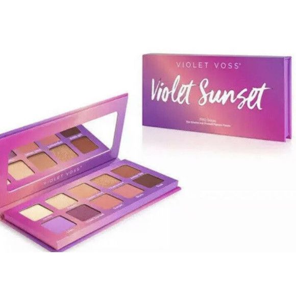 Violet Voss Violet Sunset Eye Shadow Palette 10 Shades $36 Full Size NIB - Picture 1 of 6